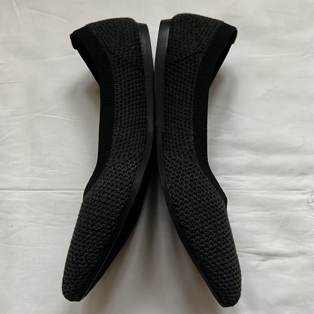 ⭐️FRANK Mully Pointed Toe Ballet Flat Slip On Flat Knit Shoes⭐️ - Picture 7 of 10